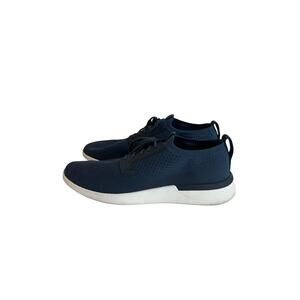 Wolf and Shepherd Swiftknit Derby Shoes Navy Blue Knit Sneakers Mens 11 Nice!